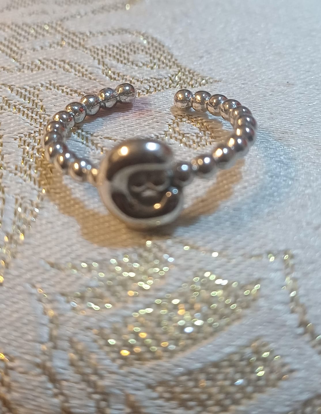 Customer photo review of NUEVO anillo con argollas acero