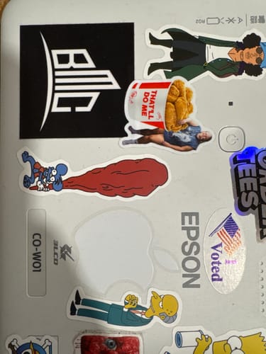 Customer photo review of That'll Do Me Bucket Mini Sticker