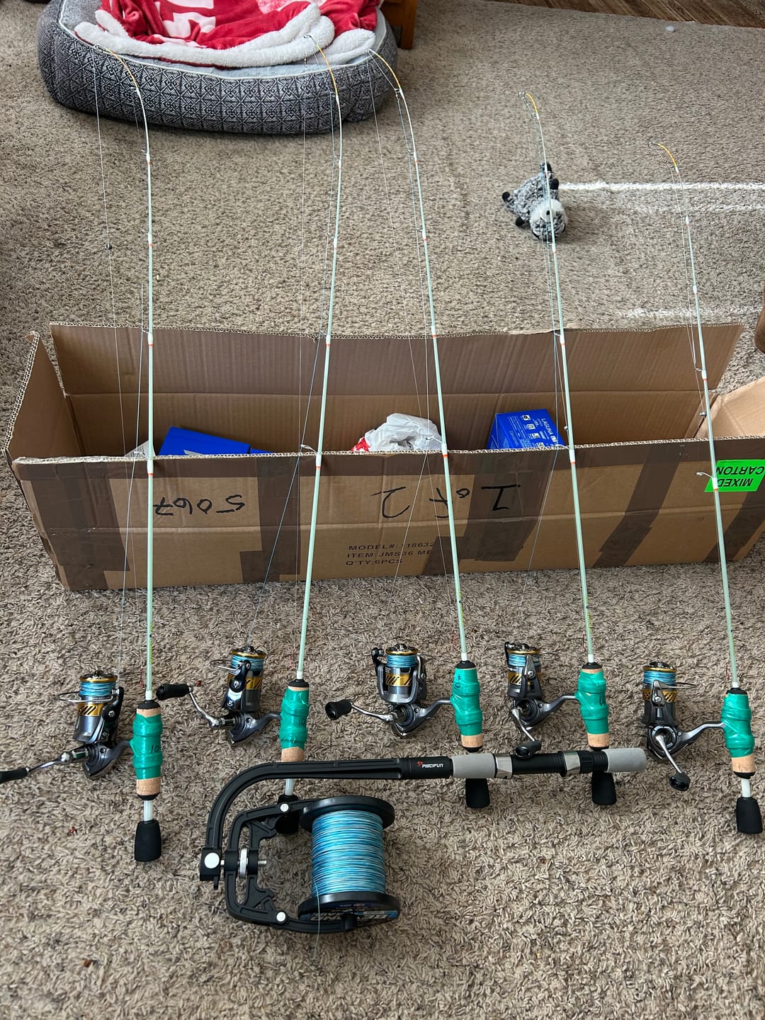 Customer photo review of Bulk Braid Spools 2000 Yards - All Colors