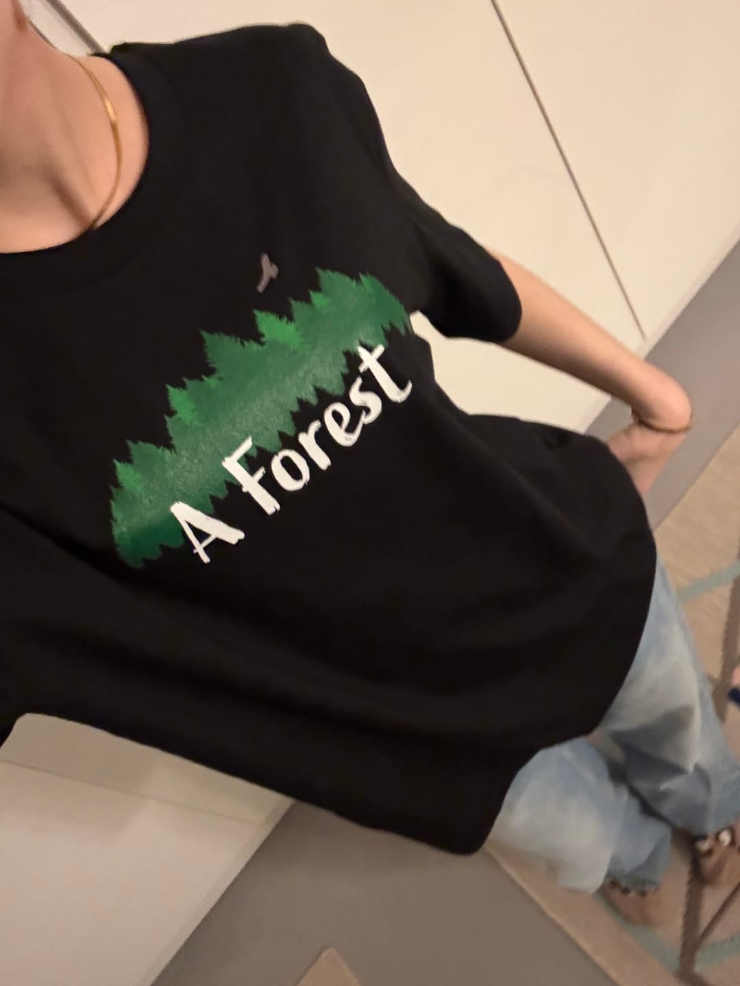 Customer photo review of A Forest – Herren Premium Organic T-Shirt