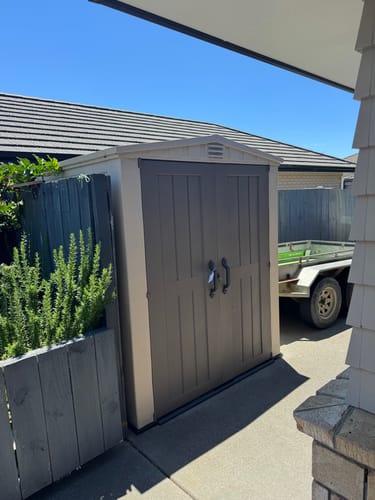 Customer photo review of Factor 6 x 6 Shed 1.73m x 1.95m