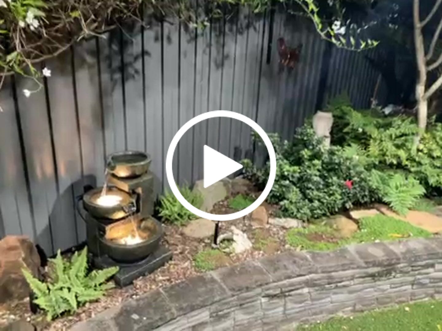 Customer video review of Carmen 3-Tier Garden Water Feature - Best Seller