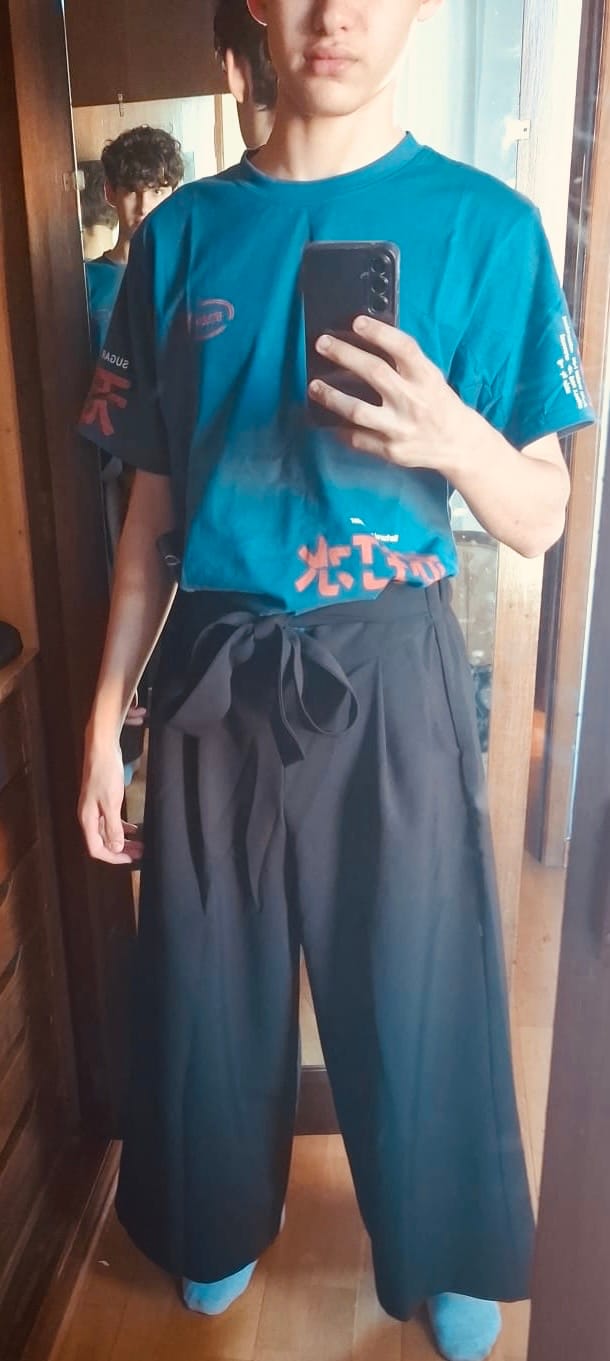 Customer photo review of Pantalon Japonais - Traditionnelle