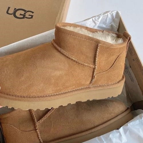 Customer photo review of UGG Classic Ultra Mini Chestnut