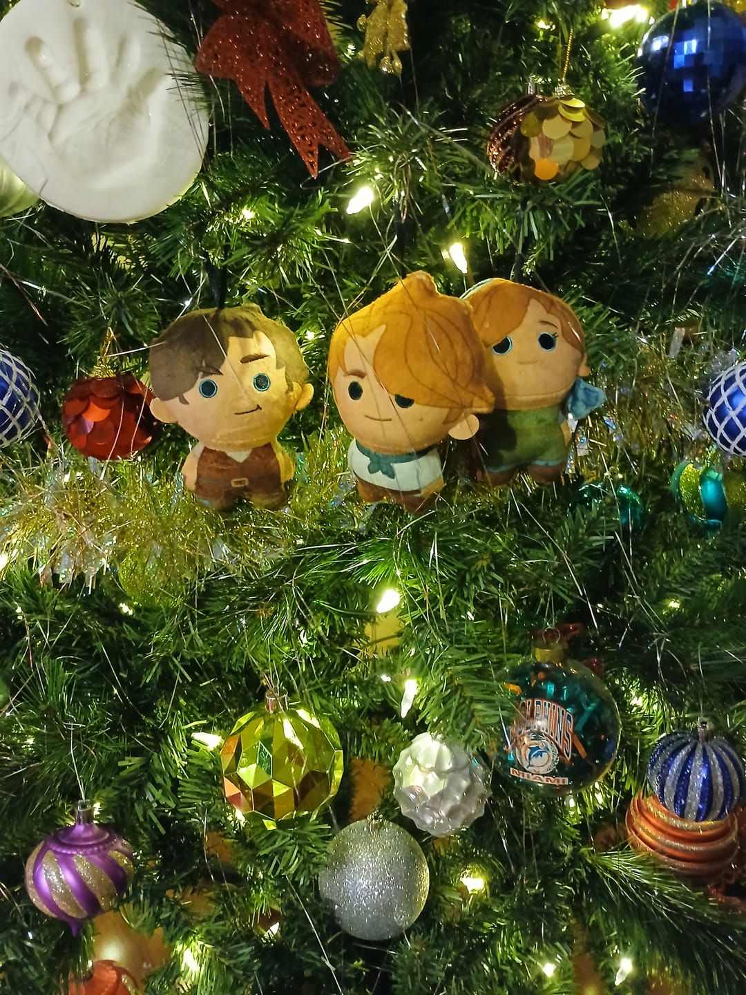 Customer photo review of Wingfeather Plushie Ornaments Pack of 3