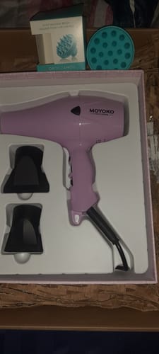 Customer photo review of Moyoko E8 Hairdryer Lilac - Powerful, Luxurious Blow-Dry Experience