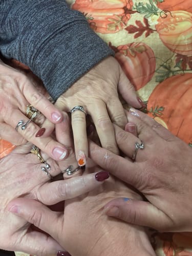 Customer photo review of Hug From Heaven Ring