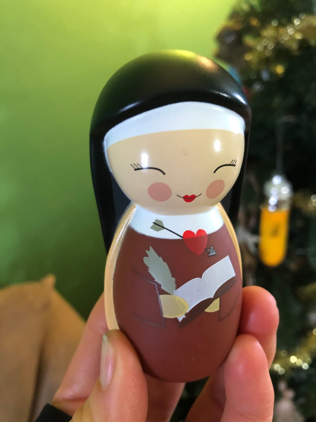 Customer photo review of Saint Teresa of Avila Shining Light Doll