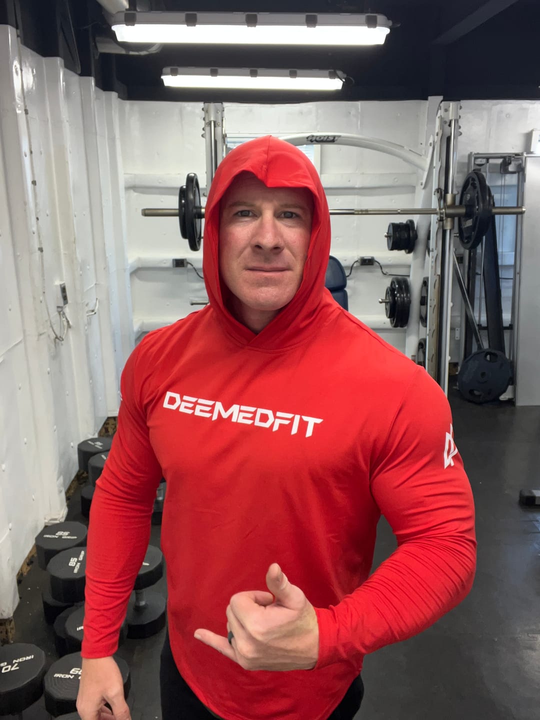 Customer photo review of Prevail Performance Hoodie