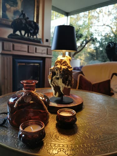 Customer photo review of LED Akku Tischlampe SERA kabellos Schirm Schwarz