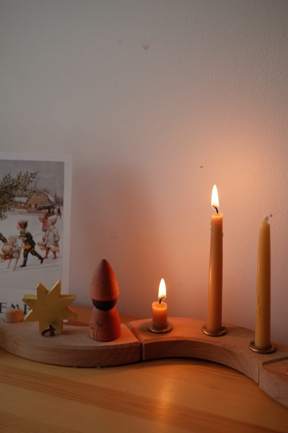 Customer photo review of Lys til bursdagsring 12cm - bivoks - 20pk