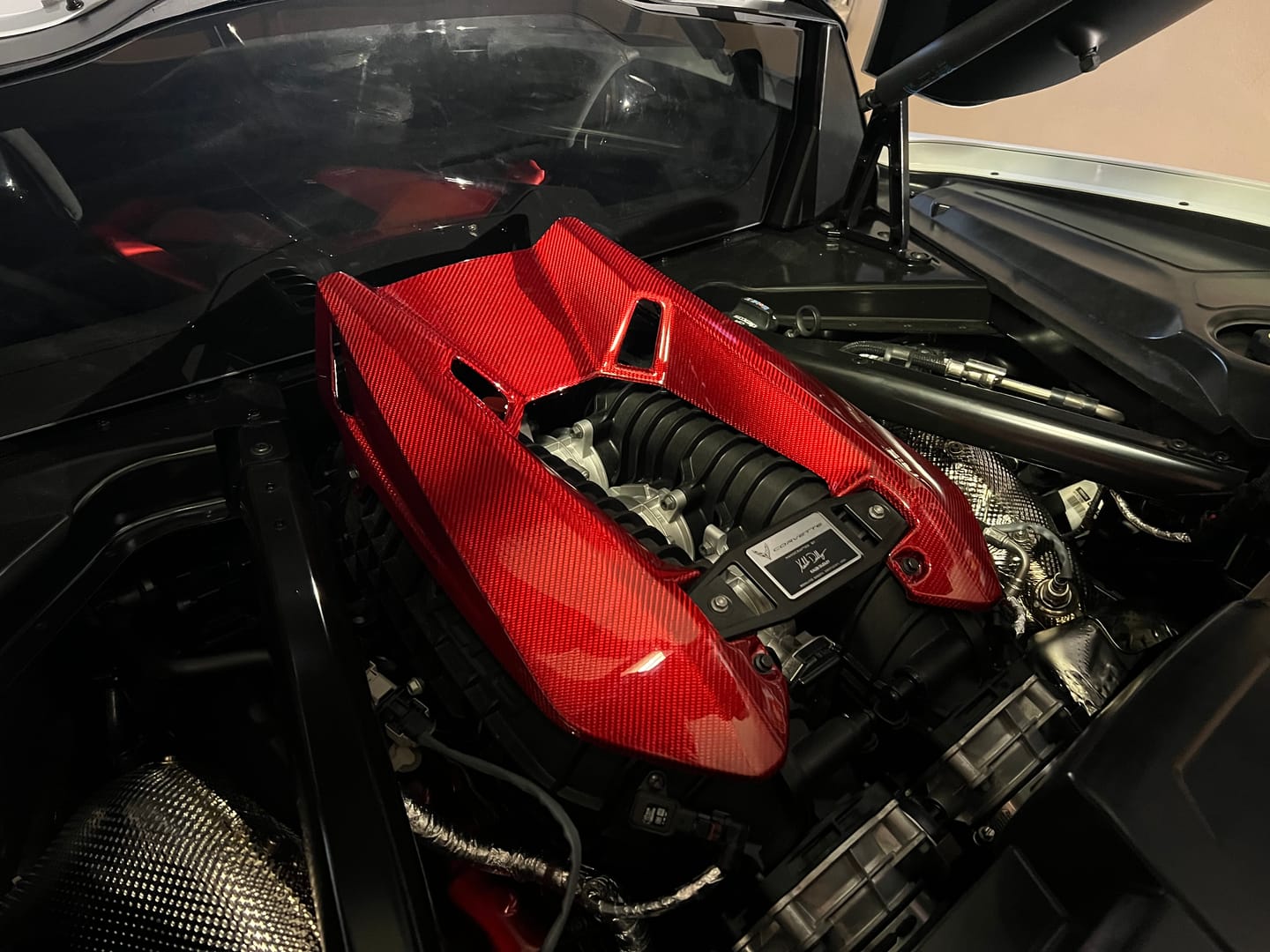 Customer photo review of C8 Corvette Z06 LT6 Real Carbon Fiber Engine Cover