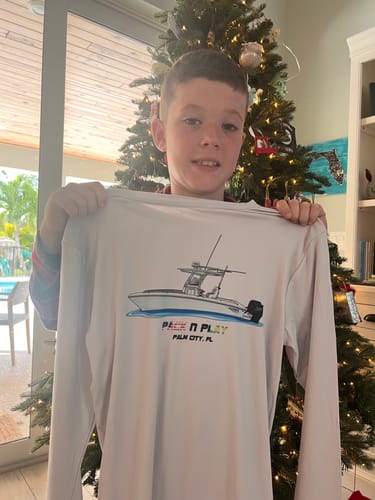 Customer photo review of Custom Digital Boat Artwork