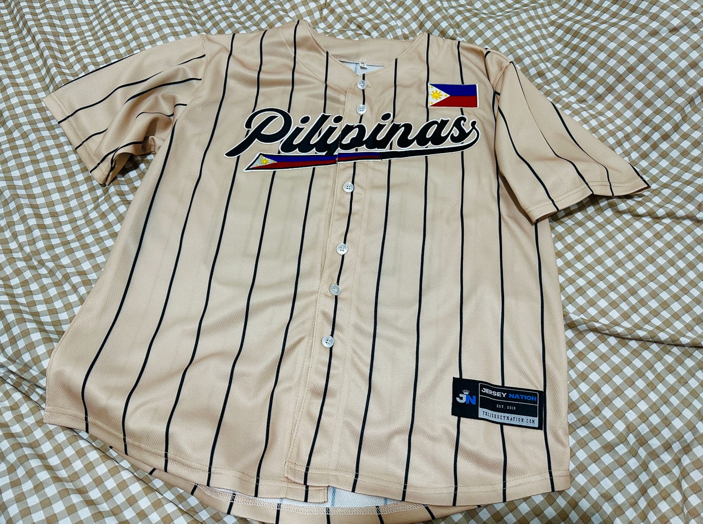 Customer photo review of Philippines Custom Baseball Jersey
