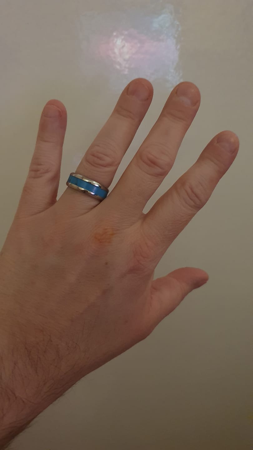 Customer photo review of TURQUOISE BAND.