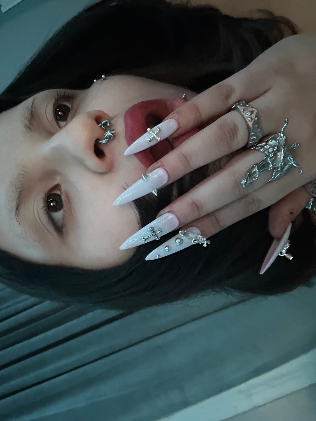 Customer photo review of SUNNY & LUNA REAL SEPTUM