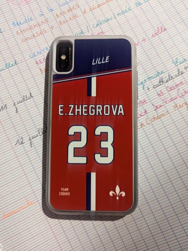 Customer photo review of Coque foot LILLE LOSC personnalisable - TEAMCOQUES