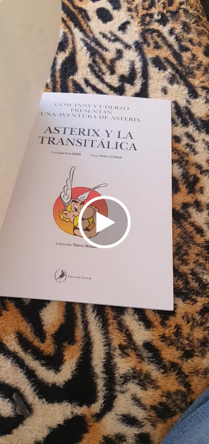 Customer video review of Asterix 30 - La Galera De Obelix - Goscinny y Uderzo
