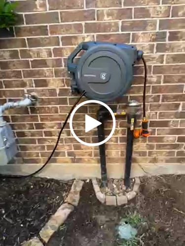 Customer video review of Retractable Garden Hose Reel-1/2in-100ft