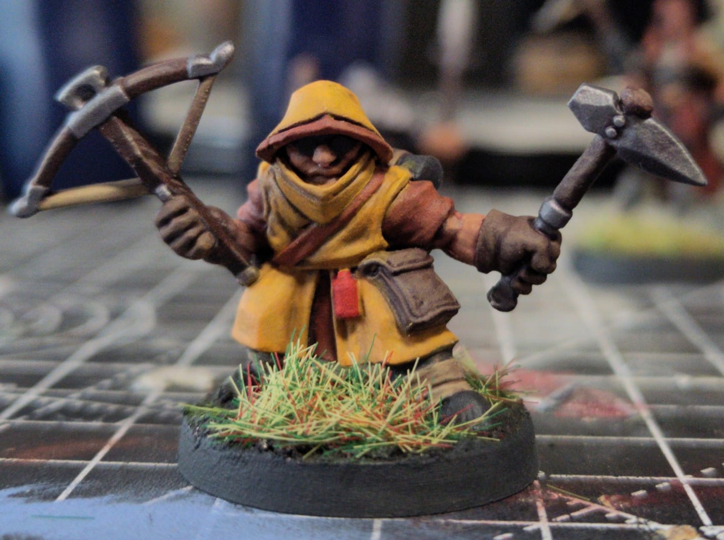 Customer photo review of Moldorf Archaeologian with Neutral Character Card and Upgrade Card.