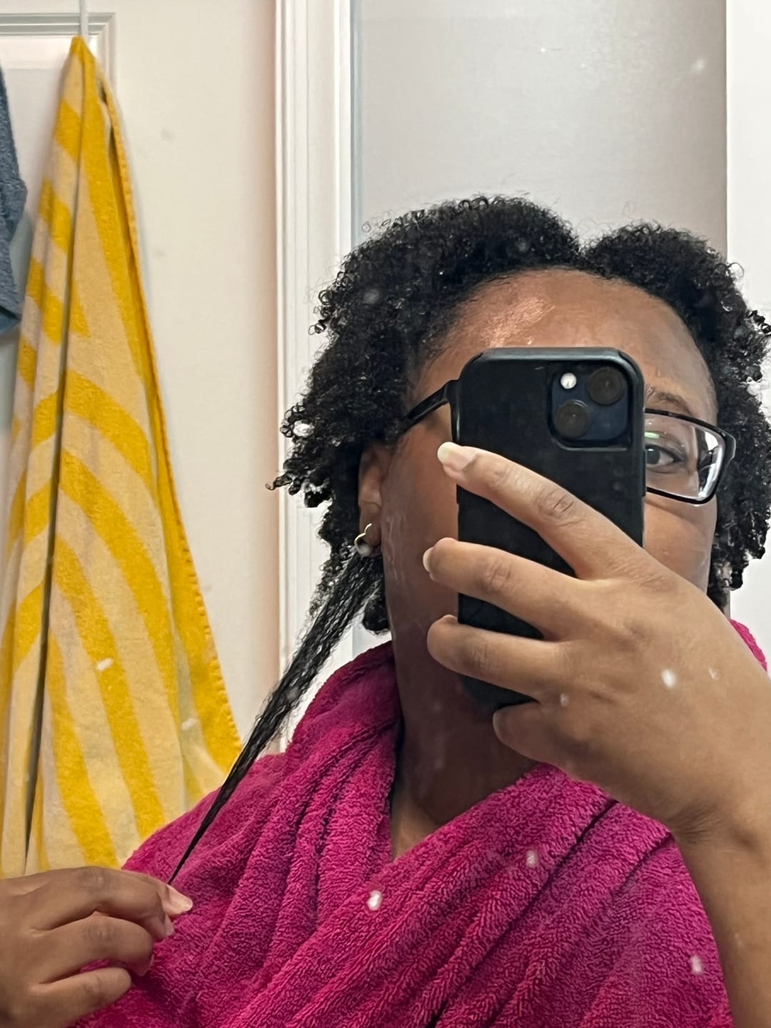 Customer photo review of Bloom Healthy Hair Growth Deep Conditioner