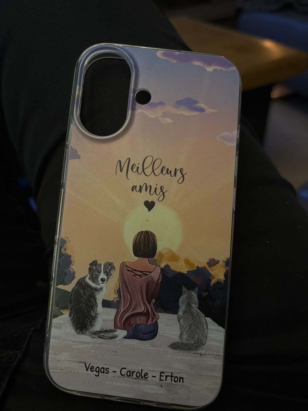 Customer photo review of Meilleurs amis - Coque de téléphone personnalisée