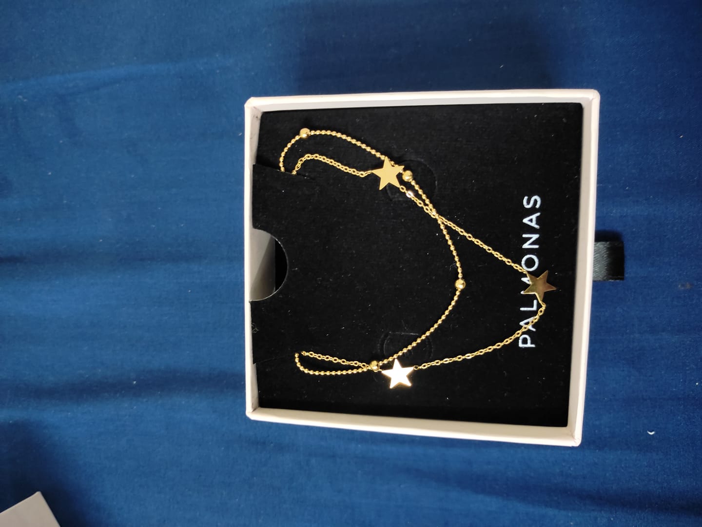 Customer photo review of Cosmic Beads and Stars Necklace