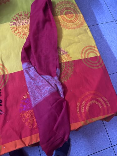 Customer photo review of Pashtush Mens Fine Wool Stole, Red