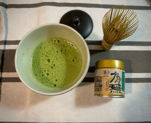 Customer photo review of Washimine Ceremonial Matcha Tea