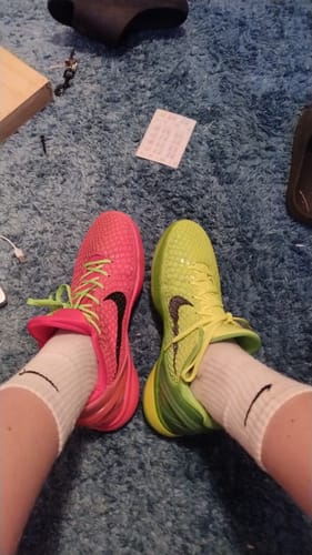 Customer photo review of NIKE KOBE 6 PROTRO x REVERSE GRINCH