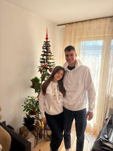 Customer photo review of Мъжка блуза с качулка "Канатица" 3D