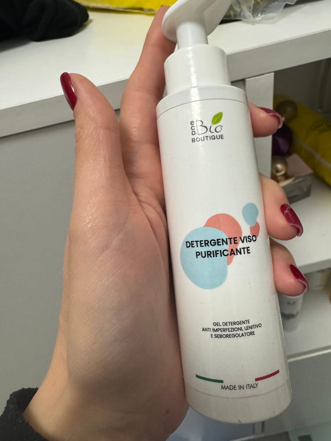 Customer photo review of Detergente Viso Purificante