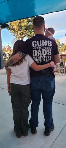 Customer photo review of Guns Don't Dads With Daughters Do