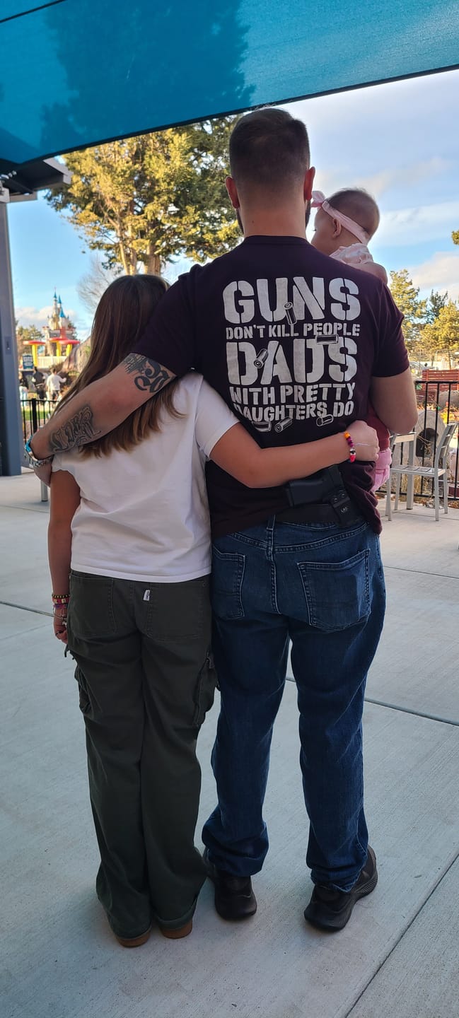 Customer photo review of Guns Don't Dads With Daughters Do