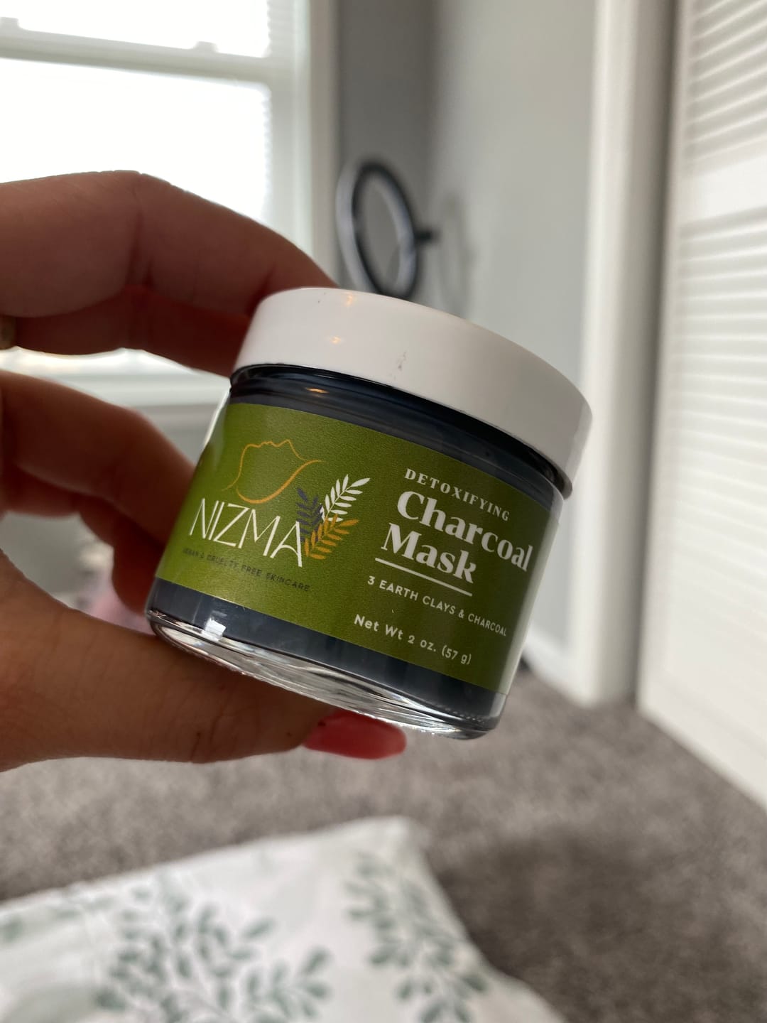 Customer photo review of Detoxifying Charcoal Mask