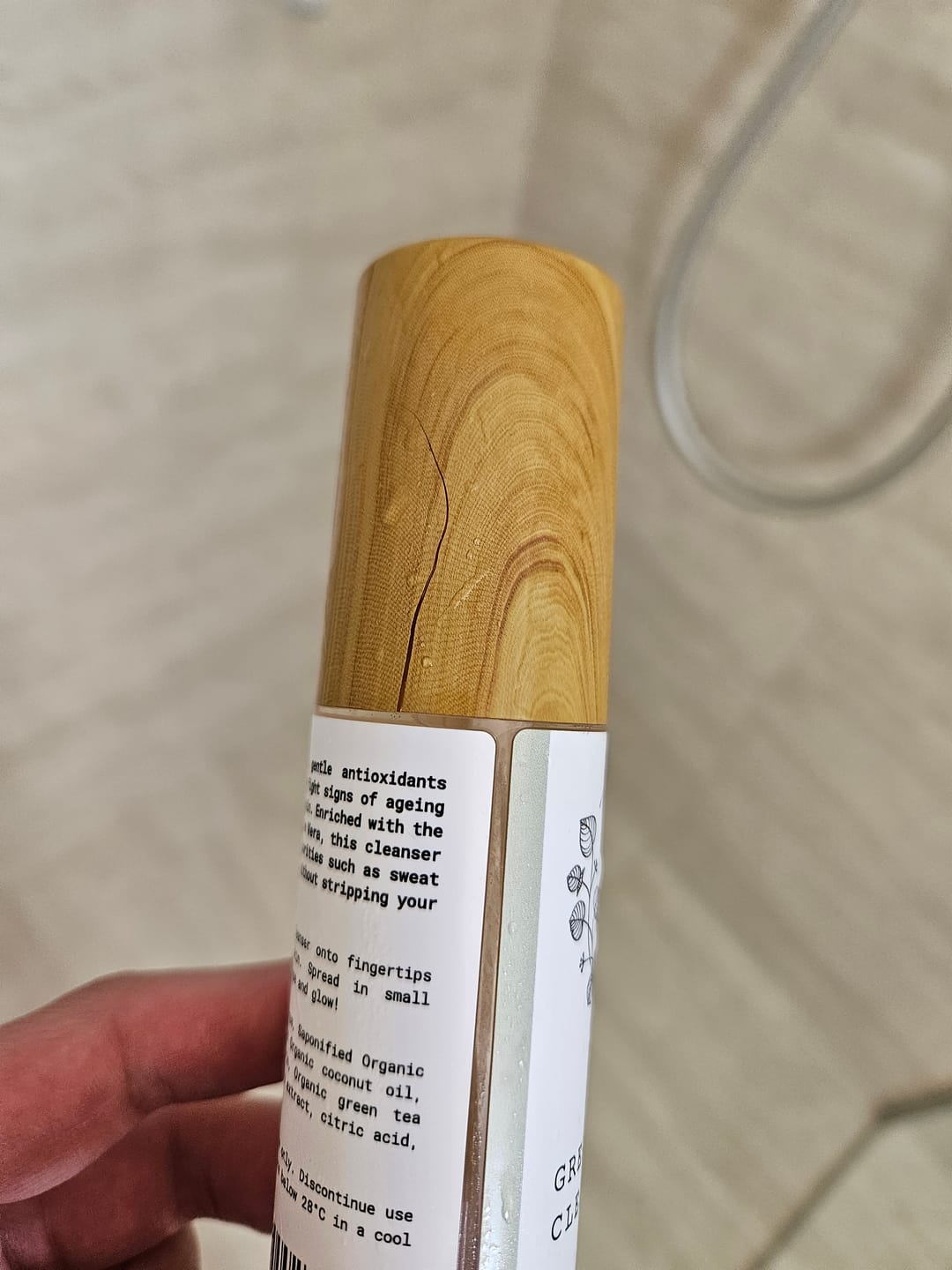 Customer photo review of Green Tea Cleanser