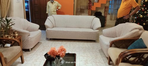 Customer photo review of Sofa Cover Maker's - Graceful Sofa Covers
