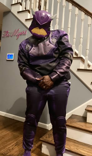 Customer photo review of Gearhumans 3D Lightyear Zurg Custom Hoodie Tshirt Apparel