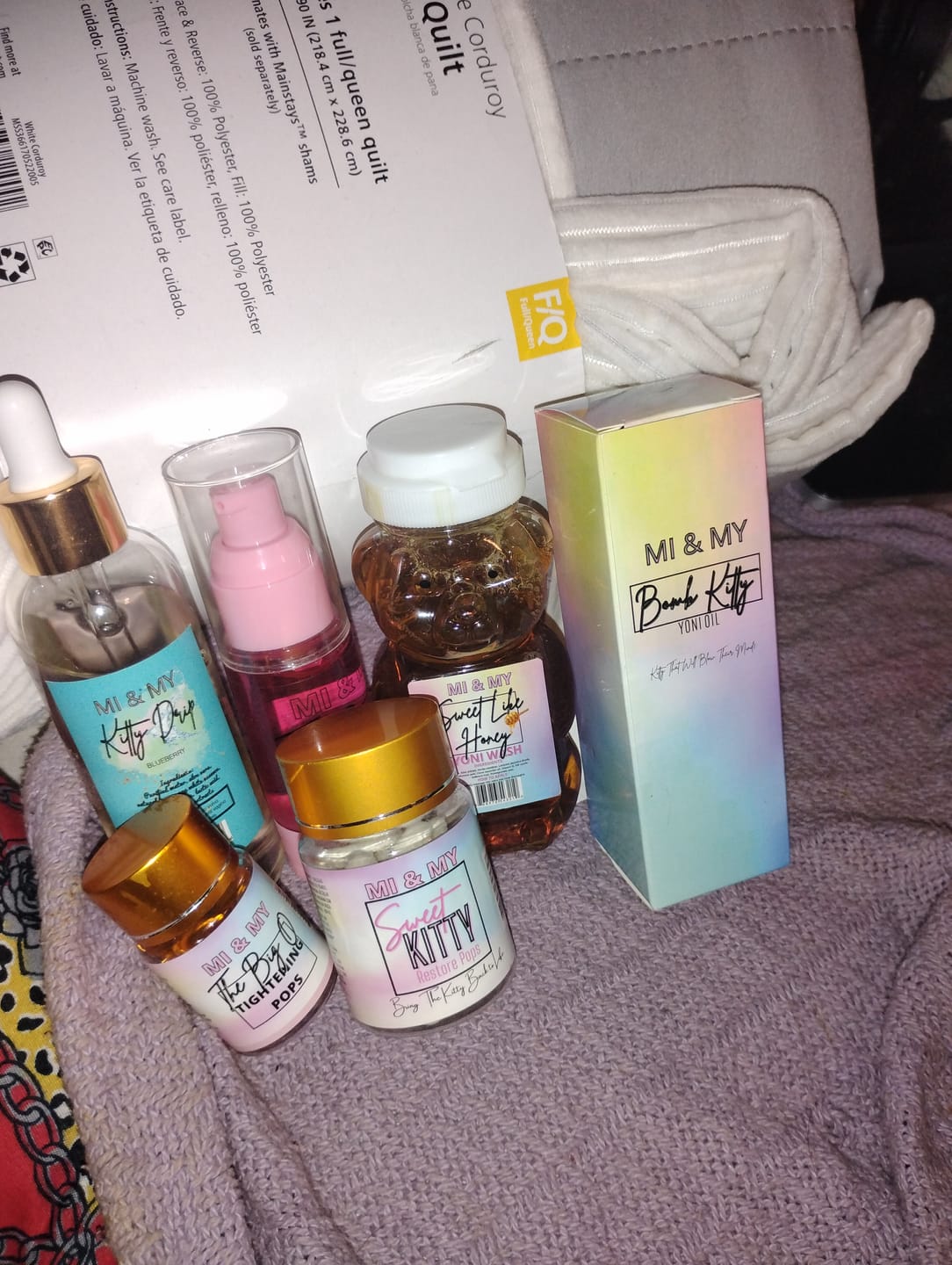 Customer photo review of Kitty Drip Blueberry