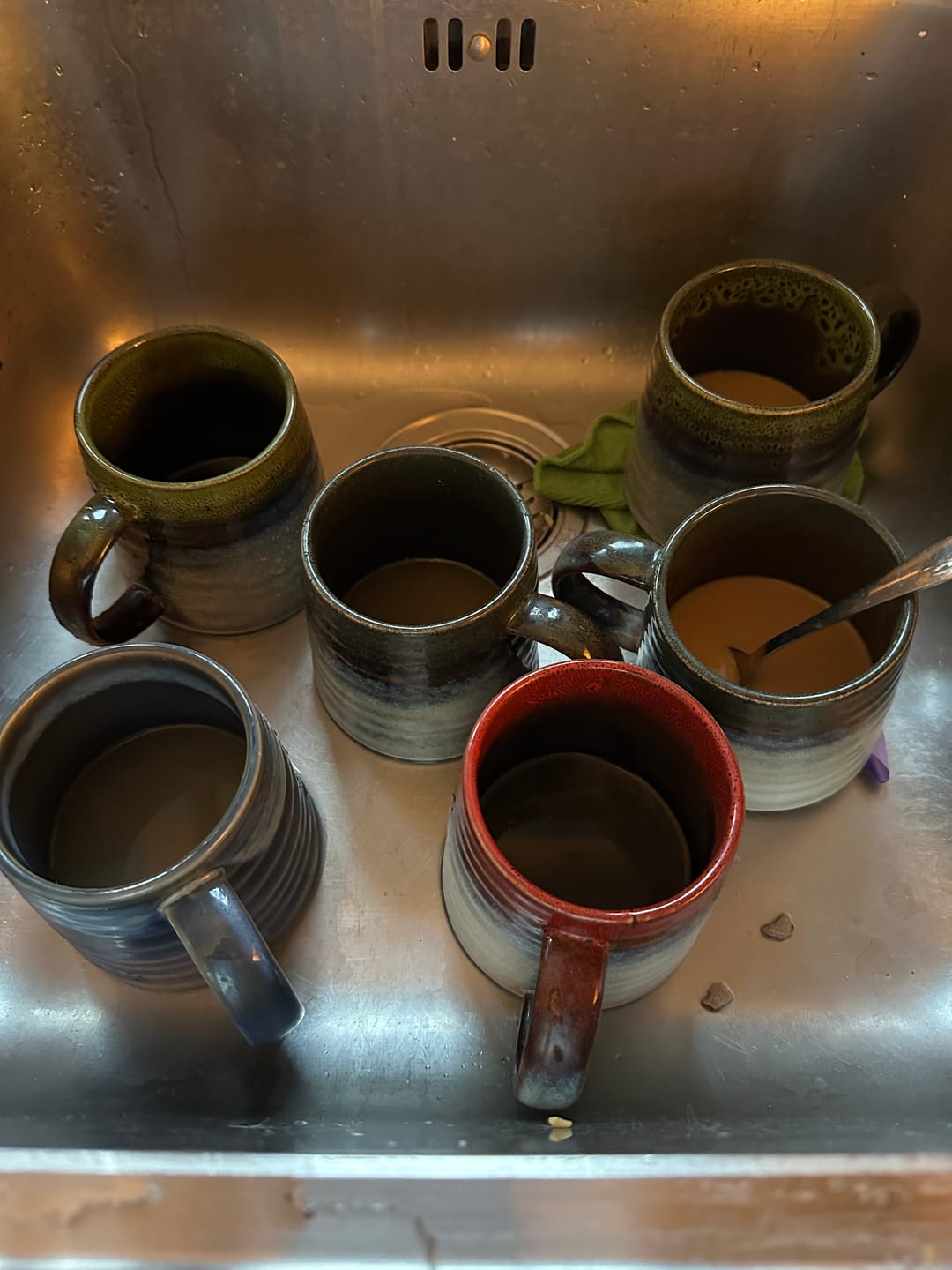 Customer photo review of Belleek Living Aura Mug Set of 4