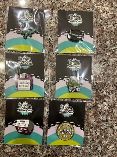 Customer photo review of Stay Off The Weeeeed - Ball Marker