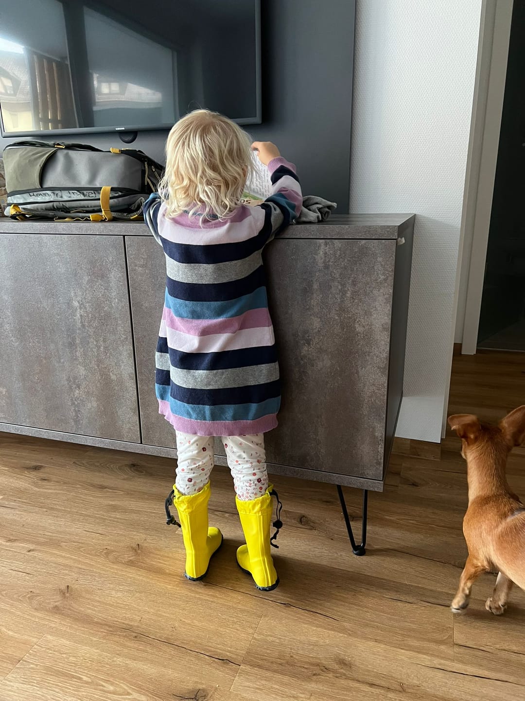 Customer photo review of Kinder Brisk Ⅰ - Barfuß-Gummistiefel