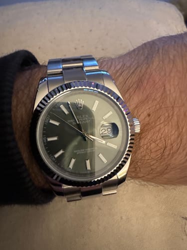 Customer photo review of Green Replica Rolex Datejust 2022