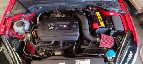 Customer photo review of Cold Air Intake Kit For VW MK7 7.5 GTI Golf R Audi A3 TT 2.0T EA888