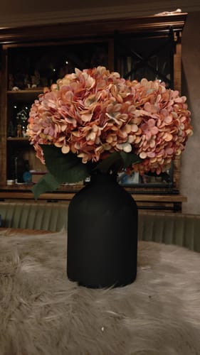 Customer photo review of Casa vaas - Mat zwart