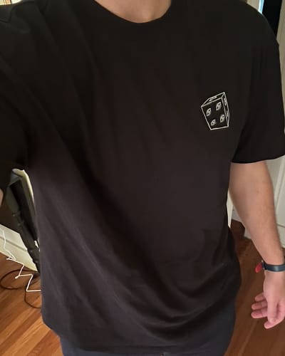 Customer photo review of The Strongest Tee