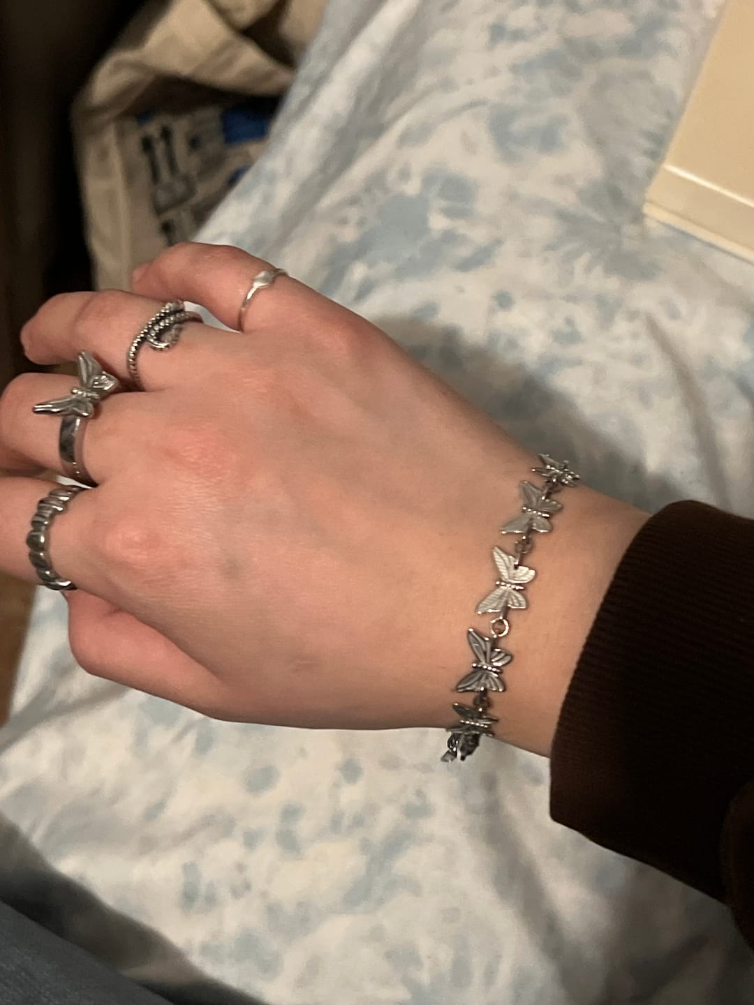Customer photo review of BUTTERFLY BRACELET (ADJUSTABLE)
