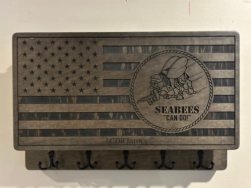 Customer photo review of PERSONALIZABLE SEABEES