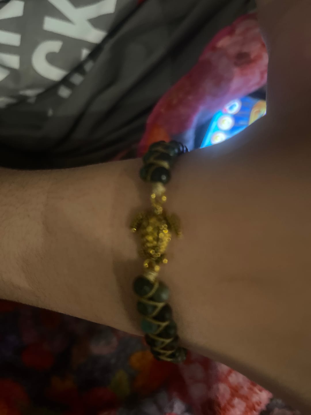 Customer photo review of Legendary Sea Turtle Bracelet