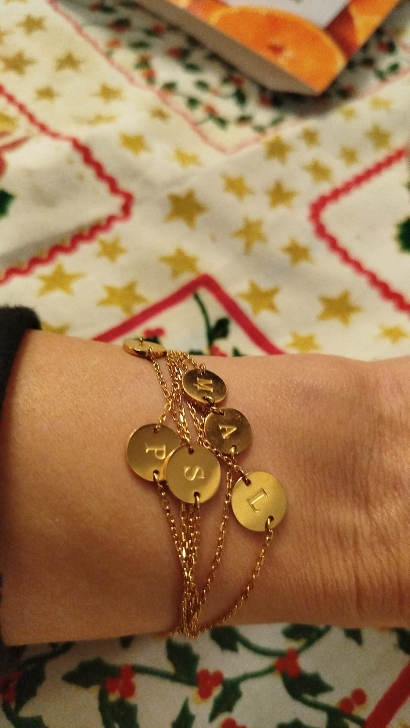 Customer photo review of Pulsera Inicial